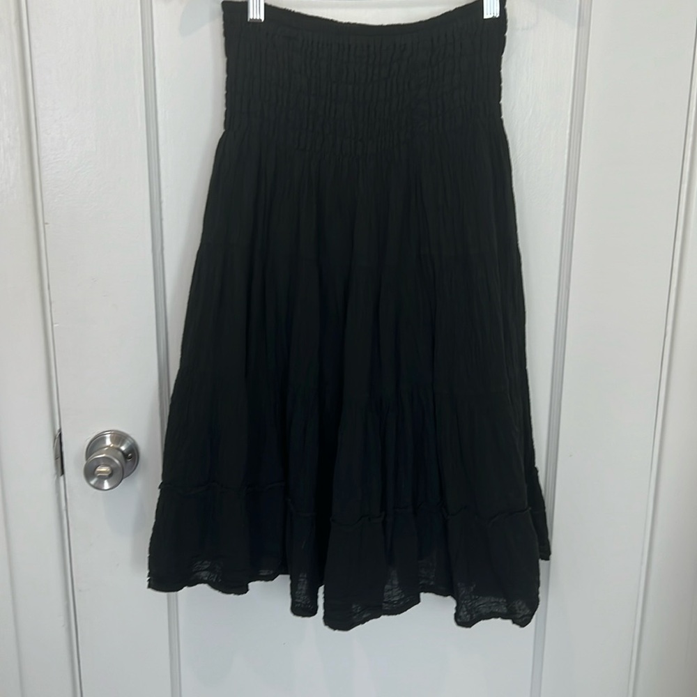 Gauze Cotton Flower twirly skirt